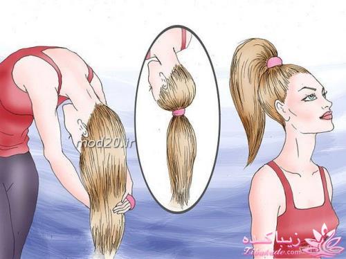 اموزش تصویری کوتاه کردن یک مدل مو به روشی جالب